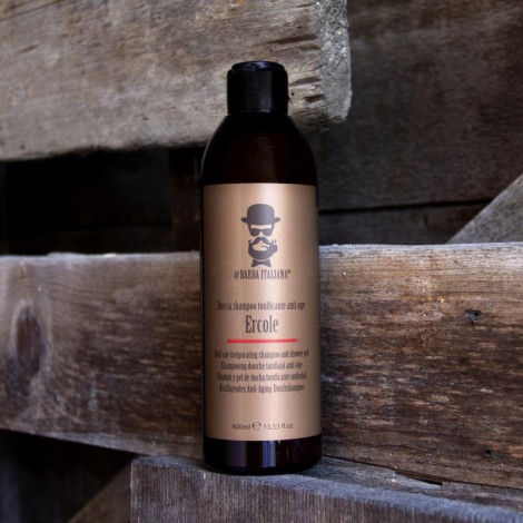 BARBA ITALIANA ERCOLE ТОНИЗИРАЩ ШАМПОАН ЗА МЪЖЕ ЗА КОСА И ТЯЛО 400ml